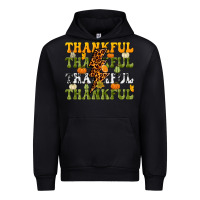 Black Thankful Thankful Thankful Urban Hoodie - NancyCooperArtShop