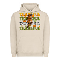 Pigment French Oak Thankful Thankful Thankful Urban Hoodie - NancyCooperArtShop