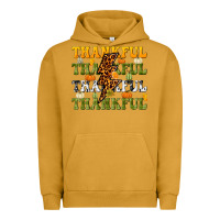 Pigment Peanut Butter Thankful Thankful Thankful Urban Hoodie - NancyCooperArtShop