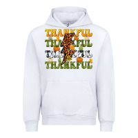 White Thankful Thankful Thankful Urban Hoodie - NancyCooperArtShop