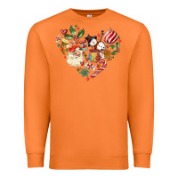 Carrot christmas heart Premium Sweatshirt - MaliasSmallBusiness