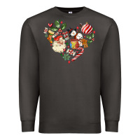 Smoke christmas heart Premium Sweatshirt - MaliasSmallBusiness