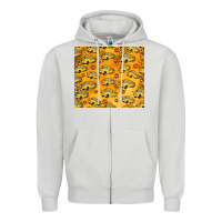 Dove Grey school bus pattern tumbler 20oz Zipper Hoodie - Jasminsmagicworld