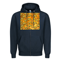 Navy school bus pattern tumbler 20oz Zipper Hoodie - Jasminsmagicworld