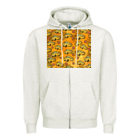 Oatmeal Heather school bus pattern tumbler 20oz Zipper Hoodie - Jasminsmagicworld