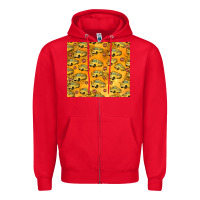Red school bus pattern tumbler 20oz Zipper Hoodie - Jasminsmagicworld