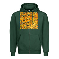 Sports Green school bus pattern tumbler 20oz Zipper Hoodie - Jasminsmagicworld