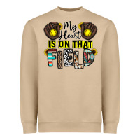 Mushroom my heart is on that field Heavyweight Sweatshirt - CowhideDigitalArt