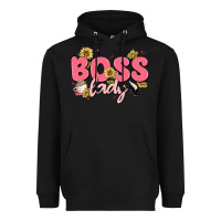 Black boss lady Heavyweight Hoodie - MaliasSmallBusiness