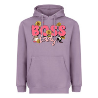 Lavender boss lady Heavyweight Hoodie - MaliasSmallBusiness