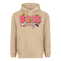 Mushroom boss lady Heavyweight Hoodie - MaliasSmallBusiness