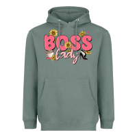 Sage boss lady Heavyweight Hoodie - MaliasSmallBusiness
