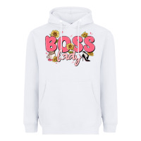 White boss lady Heavyweight Hoodie - MaliasSmallBusiness