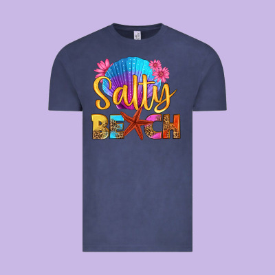Salty Beach Vintage Tee Designed By Hra Design Shop