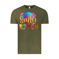 Vintage Olive salty beach Vintage Tee - HRA Design Shop