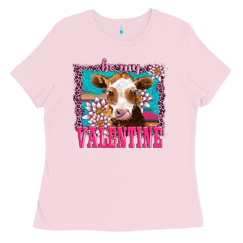 Be My Valentine With Guarnsey Ladies Tee by AdoDesignShop | Teevron