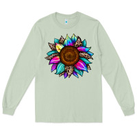 Matcha sunflower tie dye Long Sleeve Tee - JahusDesignShop