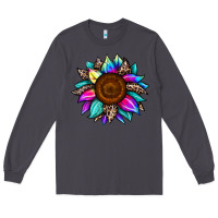 Smoke sunflower tie dye Long Sleeve Tee - JahusDesignShop