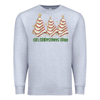 Heather Grey oh christmas tree cake Premium Sweatshirt - MaliasSmallBusiness