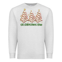 Oatmeal Heather oh christmas tree cake Premium Sweatshirt - MaliasSmallBusiness