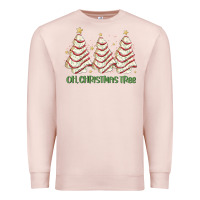 Pale Pink oh christmas tree cake Premium Sweatshirt - MaliasSmallBusiness