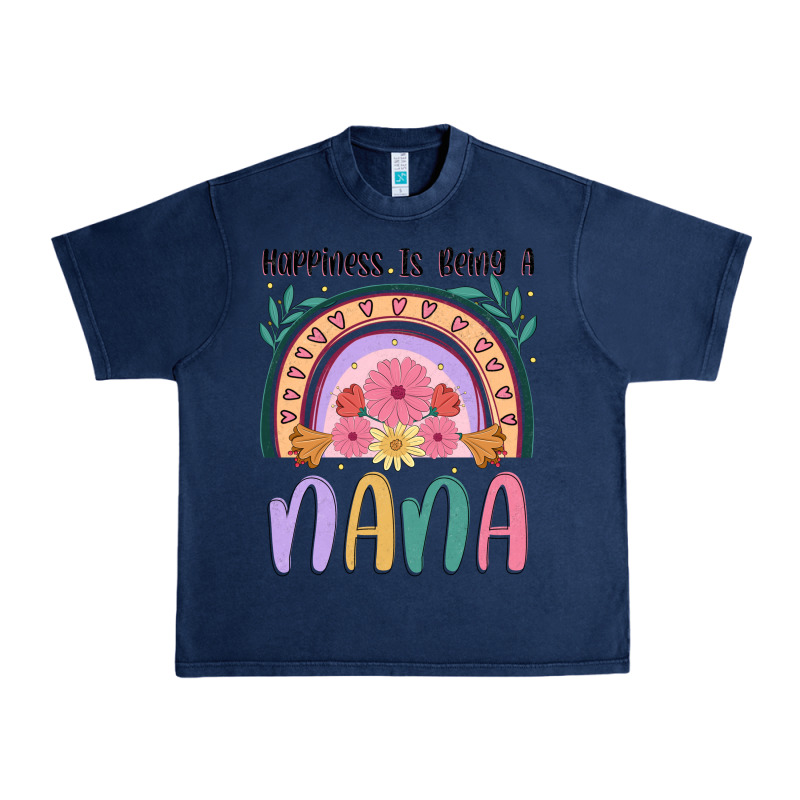 Happiness Is Being A Nana Urban Heavy Tee by JahusDesignShop | Teevron