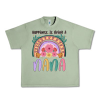 Oil Green happiness is being a nana Urban Heavy Tee - JahusDesignShop