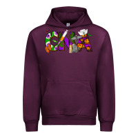 Mauve Wine Halloween CNA Certified Nursing Assistant Urban Hoodie - NancyCooperArtShop