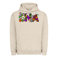Pigment French Oak Halloween CNA Certified Nursing Assistant Urban Hoodie - NancyCooperArtShop