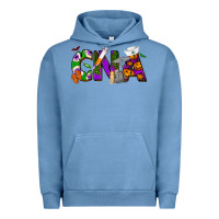 Pigment Pebble Blue Halloween CNA Certified Nursing Assistant Urban Hoodie - NancyCooperArtShop