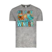 Just A Girl Who Loves Winter Vintage Tee | Teevron