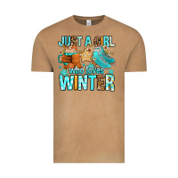 Vintage Camel just a girl who loves winter Vintage Tee - FaDigitalArtStudio