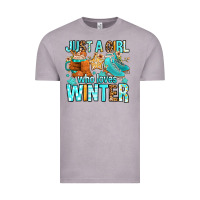 Vintage Zinc just a girl who loves winter Vintage Tee - FaDigitalArtStudio