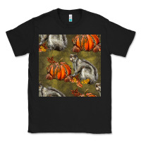 Black squirrel pumpkin seamless Classic Tee - BundleAndBundleShop