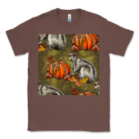 Chestnut squirrel pumpkin seamless Classic Tee - BundleAndBundleShop