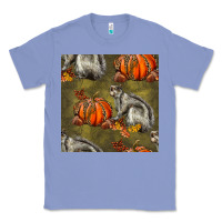 Colony Blue squirrel pumpkin seamless Classic Tee - BundleAndBundleShop