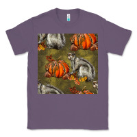 Lavender squirrel pumpkin seamless Classic Tee - BundleAndBundleShop