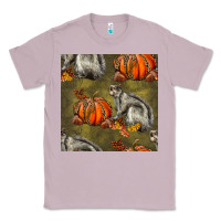 Lilac squirrel pumpkin seamless Classic Tee - BundleAndBundleShop