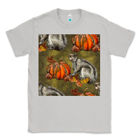 Moon Dust squirrel pumpkin seamless Classic Tee - BundleAndBundleShop