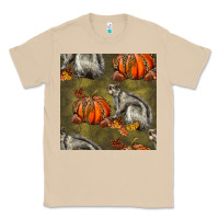 Mushroom squirrel pumpkin seamless Classic Tee - BundleAndBundleShop