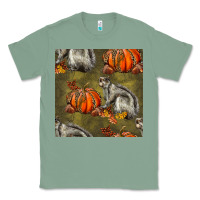 Sage squirrel pumpkin seamless Classic Tee - BundleAndBundleShop
