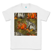White squirrel pumpkin seamless Classic Tee - BundleAndBundleShop
