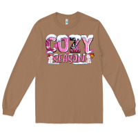 Toasted Coconut pink cozy season with snowman ado Long Sleeve Tee - AdoDesignShop