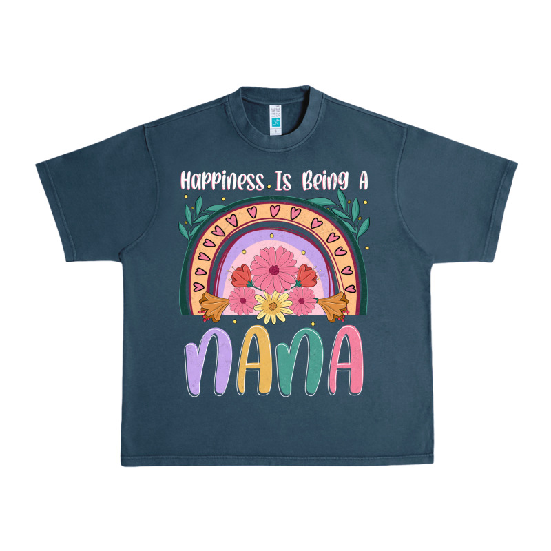 Happiness Is Being A Nana Urban Heavy Tee by JahusDesignShop | Teevron