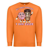 Carrot but first cafecito y pan dulce Premium Sweatshirt - MaliasSmallBusiness