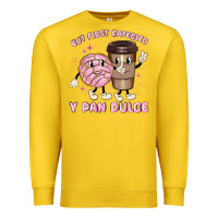Lemon but first cafecito y pan dulce Premium Sweatshirt - MaliasSmallBusiness