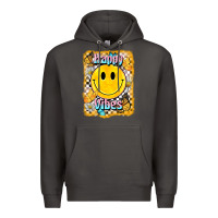 Smoke happy vibes smiley face Premium Hoodie - BarkalooDesign