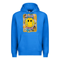 True Royal happy vibes smiley face Premium Hoodie - BarkalooDesign