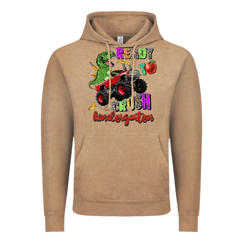 Ready To Crush Kindergarten Vintage Hoodie by Zillion Design Studio | Teevron