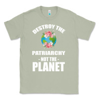 Matcha Destroy the patriarchy not the planet Classic Tee - Bettercallsaul